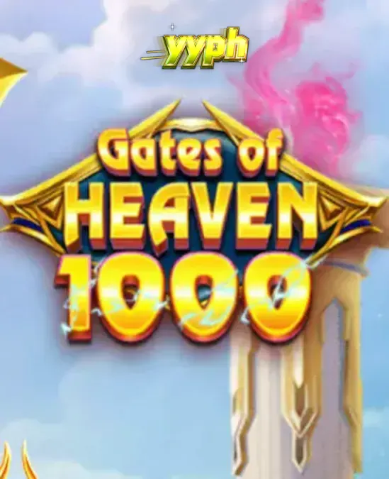 Tampilan visual gerbang surgawi dan grid permainan Gates of Heaven 1000